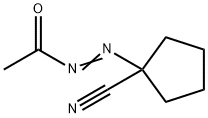 Cyclopentanecarbonitrile, 1-(acetylazo)- (9CI)|