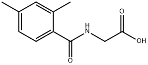 [(2,4-DIMETHYLBENZOYL)AMINO]ACETIC ACID Structure