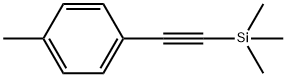 4-甲基三甲基硅乙炔苯,4186-14-5,结构式
