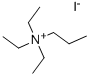 N,N,N-トリエチル-1-プロパンアミニウム·ヨージド 化学構造式