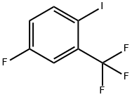 5-フルオロ-2-ヨードベンゾトリフルオリド 化学構造式