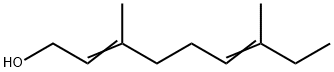 3,7-dimethylnona-2,6-dien-1-ol 结构式
