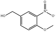 4-メトキシ-3-ニトロベンジルアルコール 化学構造式