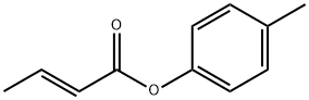 クロトン酸p-トリル 化学構造式