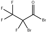 2-ブロモテトラフルオロプロパノイルブロミド 化学構造式