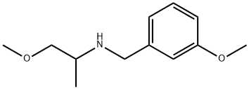 1-甲氧基-N-(3-甲氧基苄基)丙-2-胺 结构式