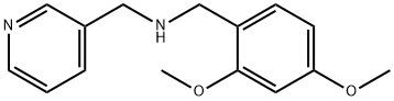 (2,4-ジメトキシベンジル)(ピリジン-3-イルメチル)アミン 化学構造式