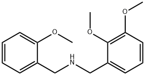 (2,3-ジメトキシベンジル)(2-メトキシベンジル)アミン HYDROBROMIDE 化学構造式