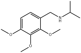 N-(2,3,4-トリメトキシベンジル)プロパン-2-アミン 化学構造式