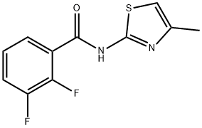 Benzamide, 2,3-difluoro-N-(4-methyl-2-thiazolyl)- (9CI) Structure