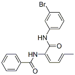 Benzamide, N-[1-[[(3-bromophenyl)amino]carbonyl]-1,3-pentadienyl]- (9CI)|