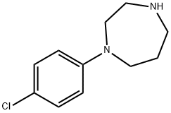 1-(4-Chlorophenyl)-[1,4]diazepane Struktur