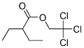 2-Ethylbutanoic acid 2,2,2-trichloroethyl ester 结构式