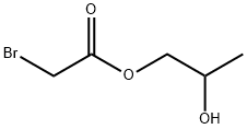 2-hydroxypropyl bromoacetate Structure