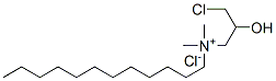 (3-chloro-2-hydroxypropyl)dodecyldimethylammonium chloride Structure