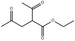 2-アセチル-4-オキソ吉草酸エチル 化学構造式