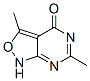 Isoxazolo[3,4-d]pyrimidin-4(1H)-one, 3,6-dimethyl- (9CI) Structure