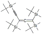 3,4-Pentadien-1-yne-1,3-diyl-5-ylidenetetrakis[(1,1-dimethylethyl)dimethylsilane] 结构式