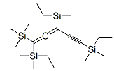 3,4-Pentadien-1-yne-1,3-diyl-5-ylidenetetrakis(ethyldimethylsilane) Structure