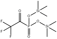 BIS(TRIMETHYLSILYL)TRIFLUORO-ACETYL-PHOSPHONATE Struktur