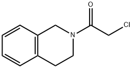 2-(クロロアセチル)-1,2,3,4-テトラヒドロイソキノリン 化学構造式