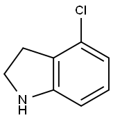 4-Chloroindoline Struktur