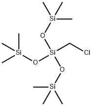 クロロメチルトリス(トリメチルシロキシ)シラン 化学構造式