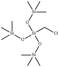 CHLOROMETHYLTRIS(TRIMETHYLSILOXY)SILANE Struktur