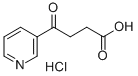4-オキソ-4-(3-ピリジル)酪酸 化学構造式