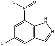 5-氯-7-硝基-1氢-吲唑, 41926-18-5, 结构式