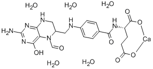 亚叶酸钙, 41927-89-3, 结构式