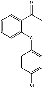 2-アセチル-4'-クロロジフェニルスルフィド 塩化物 化学構造式