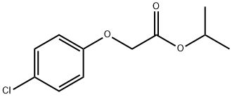 Acetic acid, (4-chlorophenoxy)-, 1-Methylethyl ester Structure
