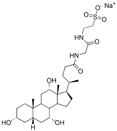 Sodium tauroglycocholate Structure