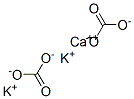 calcium dipotassium dicarbonate  Struktur
