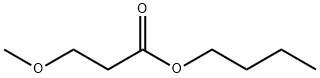3-メトキシプロピオン酸ブチル 化学構造式