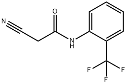 2-CYANO-N-[2-(TRIFLUOROMETHYL)PHENYL]ACETAMIDE Struktur
