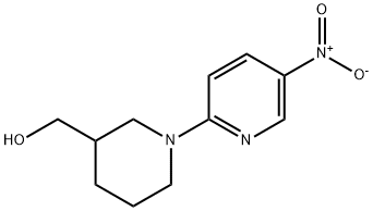 1-(5-硝基吡啶-2-基)哌啶-3-甲醇, 419542-61-3, 结构式