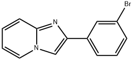 2-(3-ブロモフェニル)イミダゾ[1,2-A]ピリジン 化学構造式