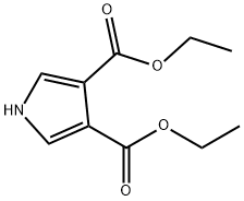 3,4-吡咯二羧酸二乙酯 结构式