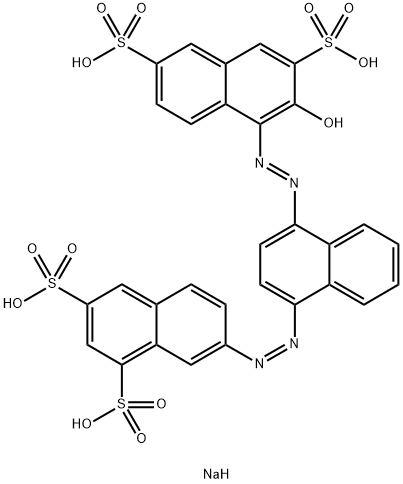 tetrasodium (4Z)-4-[[4-(6,8-disulfonatonaphthalen-2-yl)diazenylnaphthalen-1-yl]hydrazinylidene]-3-oxo-naphthalene-2,7-disulfonate Structure