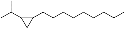 1-(1-Methylethyl)-2-nonylcyclopropane Structure