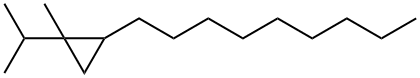 1-Methyl-1-(1-methylethyl)-2-nonylcyclopropane 结构式