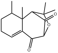 1,2,7,8,9,9a-Hexahydro-2,2,9,9a-tetramethyl-1,4-methano-3-benzoxepine-5,10(4H)-dione 结构式