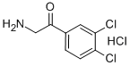 2-(3,4-DICHLOROPHENYL)-2-OXOETHYLAMINE HYDROCHLORIDE Structure