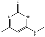 2(1H)-Pyrimidinone, 6-methyl-4-(methylamino)- (9CI) Structure