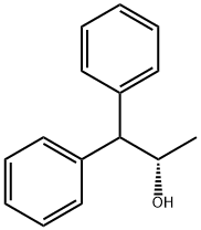 [S,(-)]-1,1-ジフェニル-2-プロパノール 化学構造式
