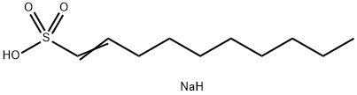 1-Decene-1-sulfonic acid sodium salt Struktur
