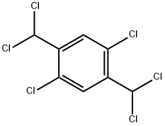 1,4-dichloro-2,5-bis(dichloromethyl)benzene  Struktur