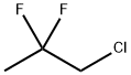 1-クロロ-2,2-ジフルオロプロパン 化学構造式